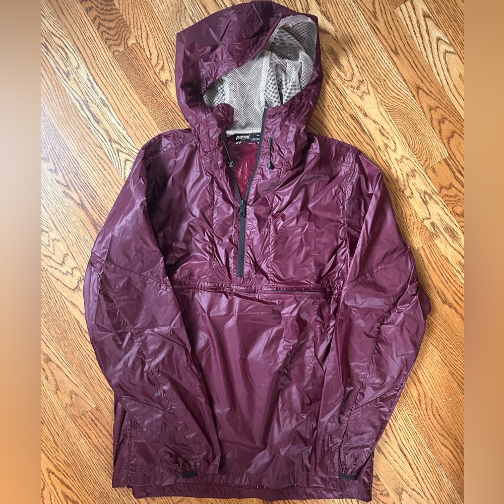 Burgundy Raincoat